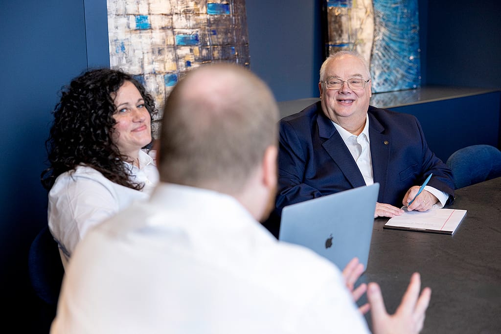 Tax Pro's team meeting with clients